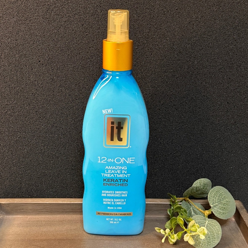 It Hair Care 12-In-One Amazing Leave In Treatment Keratin Enriched 10.2oz IT-379